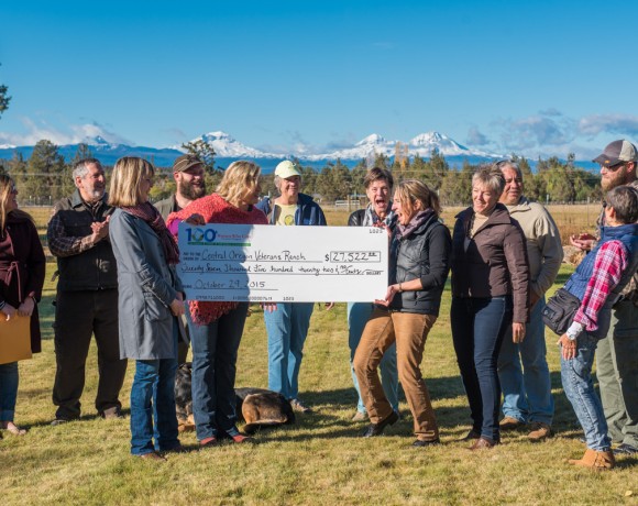 Central Oregon Veteran’s Ranch Receives Check for $27, 522