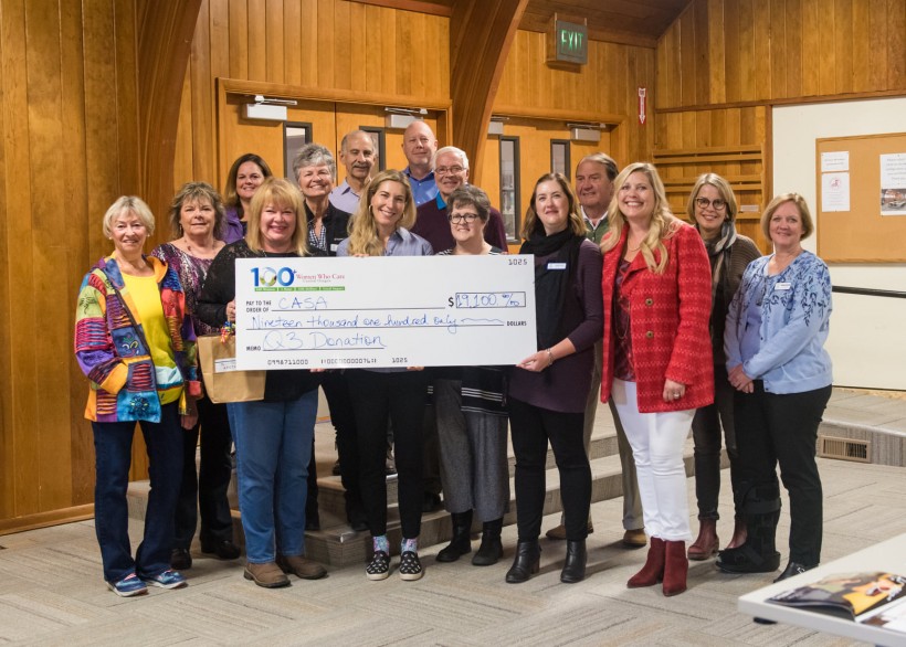 CASA  of Central Oregon receives a check for $19,100