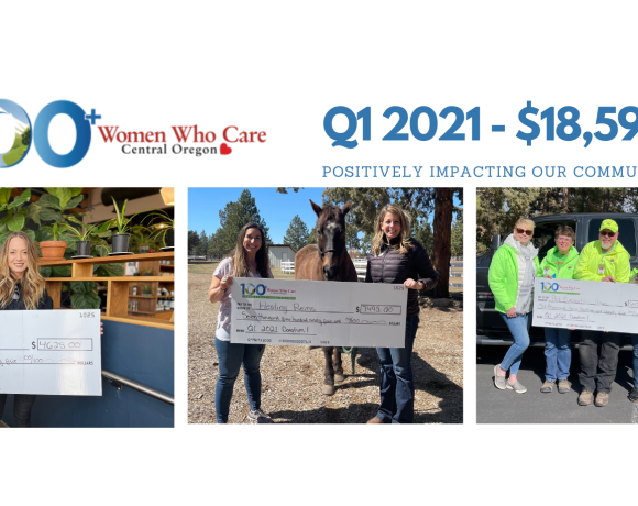 $18,595 donated Q1 2021: Healing Reins, Pet Evacuation Team, and Guardian Group